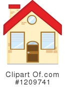 House Clipart #1209741 by Hit Toon
