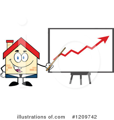 Royalty-Free (RF) House Clipart Illustration by Hit Toon - Stock Sample #1209742