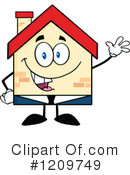 House Clipart #1209749 by Hit Toon