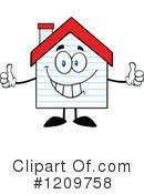 House Clipart #1209758 by Hit Toon