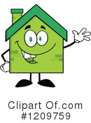 House Clipart #1209759 by Hit Toon