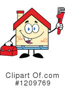 House Clipart #1209769 by Hit Toon
