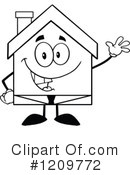 House Clipart #1209772 by Hit Toon