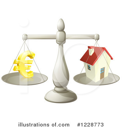 Royalty-Free (RF) House Clipart Illustration by AtStockIllustration - Stock Sample #1228773