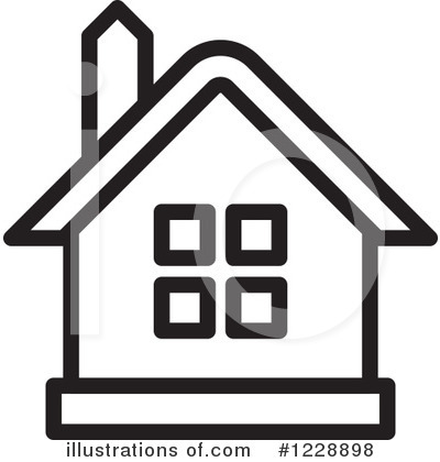 Royalty-Free (RF) House Clipart Illustration by Lal Perera - Stock Sample #1228898