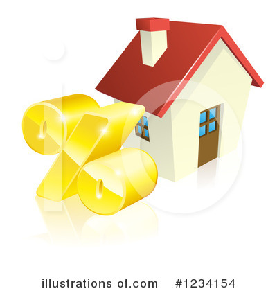 Royalty-Free (RF) House Clipart Illustration by AtStockIllustration - Stock Sample #1234154