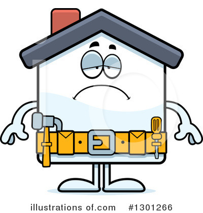 Royalty-Free (RF) House Clipart Illustration by Cory Thoman - Stock Sample #1301266