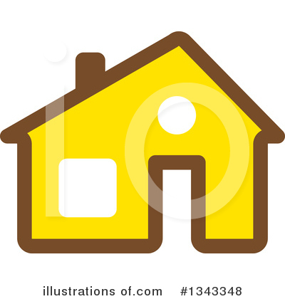 Royalty-Free (RF) House Clipart Illustration by ColorMagic - Stock Sample #1343348