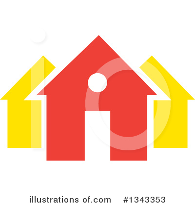 Royalty-Free (RF) House Clipart Illustration by ColorMagic - Stock Sample #1343353