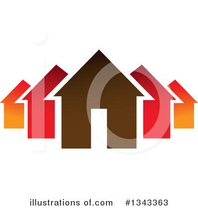 Royalty-Free (RF) House Clipart Illustration by ColorMagic - Stock Sample #1343363