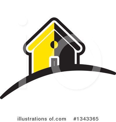 Royalty-Free (RF) House Clipart Illustration by ColorMagic - Stock Sample #1343365