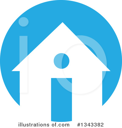 Royalty-Free (RF) House Clipart Illustration by ColorMagic - Stock Sample #1343382