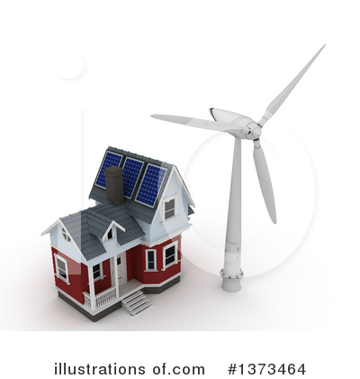 Wind Turbine Clipart #1373464 by KJ Pargeter