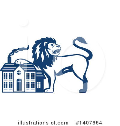 Lion Clipart #1407664 by patrimonio