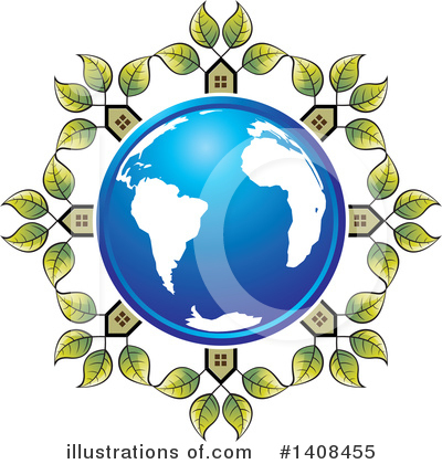 Royalty-Free (RF) House Clipart Illustration by Lal Perera - Stock Sample #1408455