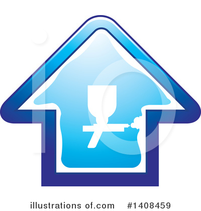 Royalty-Free (RF) House Clipart Illustration by Lal Perera - Stock Sample #1408459