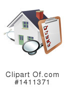 House Clipart #1411371 by AtStockIllustration