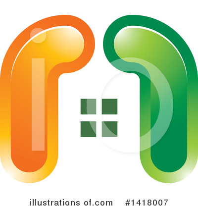 Royalty-Free (RF) House Clipart Illustration by Lal Perera - Stock Sample #1418007