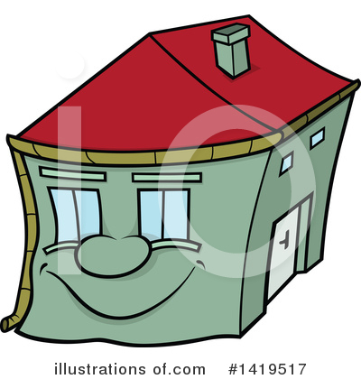 Royalty-Free (RF) House Clipart Illustration by dero - Stock Sample #1419517