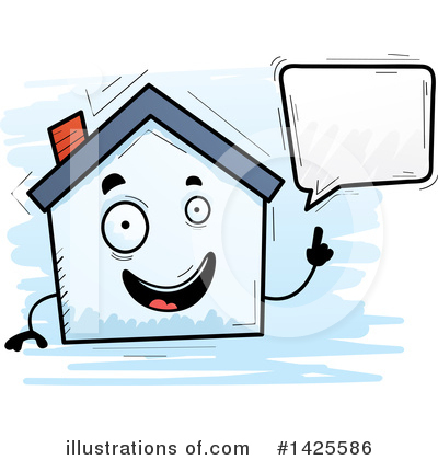Royalty-Free (RF) House Clipart Illustration by Cory Thoman - Stock Sample #1425586