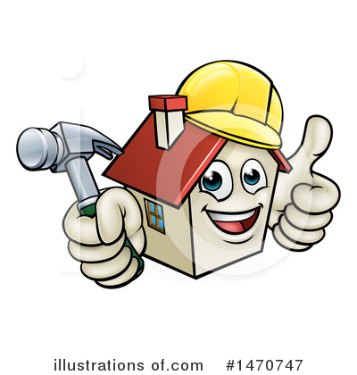 Royalty-Free (RF) House Clipart Illustration by AtStockIllustration - Stock Sample #1470747