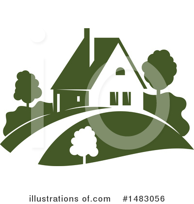 House Clipart #1483056 by Vector Tradition SM