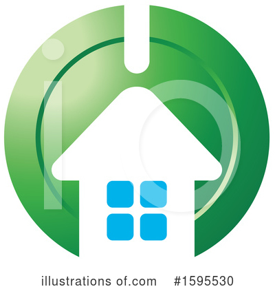 Royalty-Free (RF) House Clipart Illustration by Lal Perera - Stock Sample #1595530