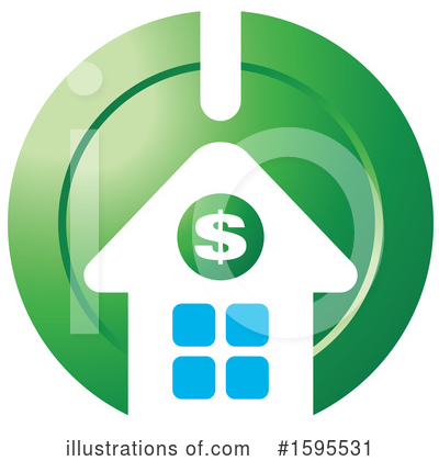 Royalty-Free (RF) House Clipart Illustration by Lal Perera - Stock Sample #1595531
