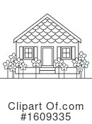 House Clipart #1609335 by Lal Perera
