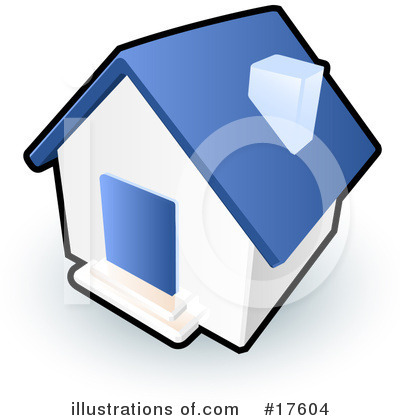 Royalty-Free (RF) House Clipart Illustration by Leo Blanchette - Stock Sample #17604