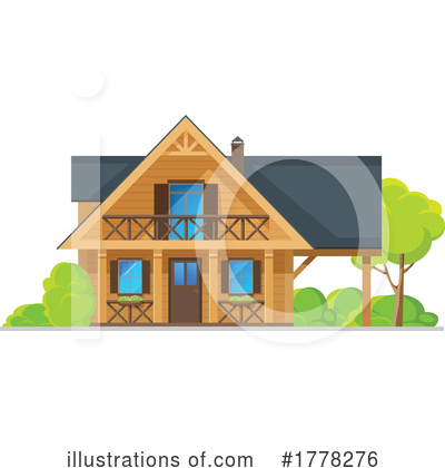 Royalty-Free (RF) House Clipart Illustration by Vector Tradition SM - Stock Sample #1778276