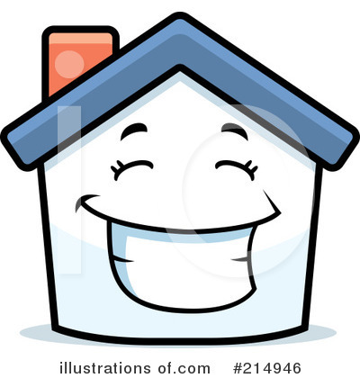 Royalty-Free (RF) House Clipart Illustration by Cory Thoman - Stock Sample #214946