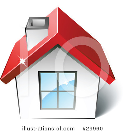Royalty-Free (RF) House Clipart Illustration by beboy - Stock Sample #29960