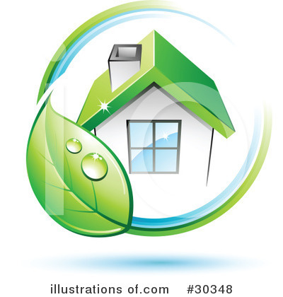 Royalty-Free (RF) House Clipart Illustration by beboy - Stock Sample #30348