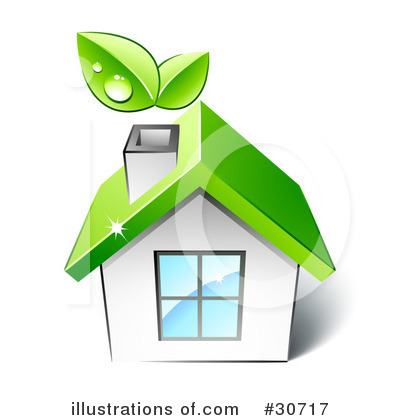 Royalty-Free (RF) House Clipart Illustration by beboy - Stock Sample #30717