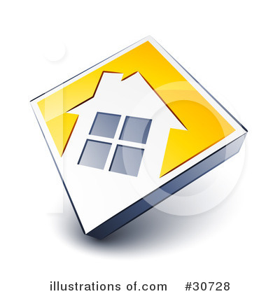 Royalty-Free (RF) House Clipart Illustration by beboy - Stock Sample #30728
