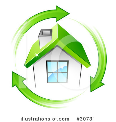 Royalty-Free (RF) House Clipart Illustration by beboy - Stock Sample #30731