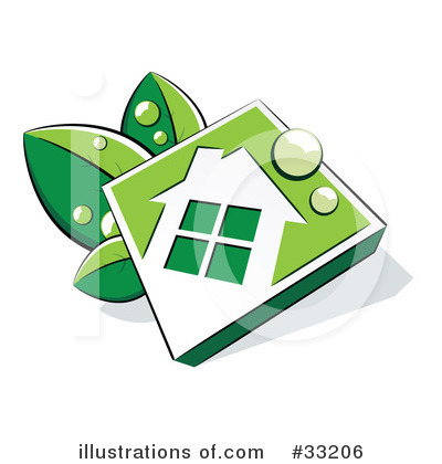 Royalty-Free (RF) House Clipart Illustration by beboy - Stock Sample #33206