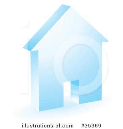 Royalty-Free (RF) House Clipart Illustration by KJ Pargeter - Stock Sample #35369