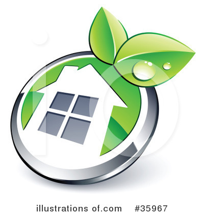 Royalty-Free (RF) House Clipart Illustration by beboy - Stock Sample #35967