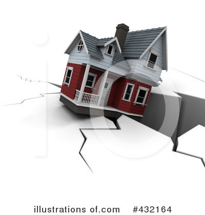 Royalty-Free (RF) House Clipart Illustration by KJ Pargeter - Stock Sample #432164