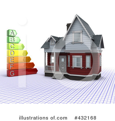 Royalty-Free (RF) House Clipart Illustration by KJ Pargeter - Stock Sample #432168