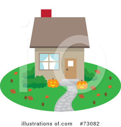 Royalty-Free (RF) House Clipart Illustration by Rosie Piter - Stock Sample #73082