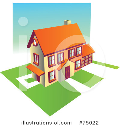 Royalty-Free (RF) House Clipart Illustration by Tonis Pan - Stock Sample #75022