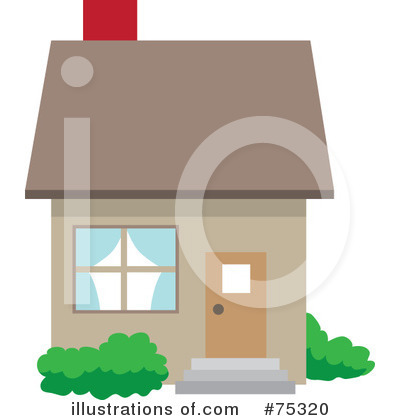 House Clipart #75320 by Rosie Piter
