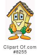 House Clipart #8255 by Mascot Junction
