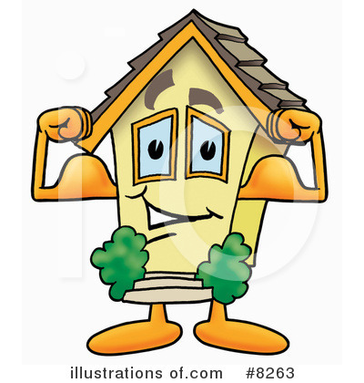 Royalty-Free (RF) House Clipart Illustration by Mascot Junction - Stock Sample #8263