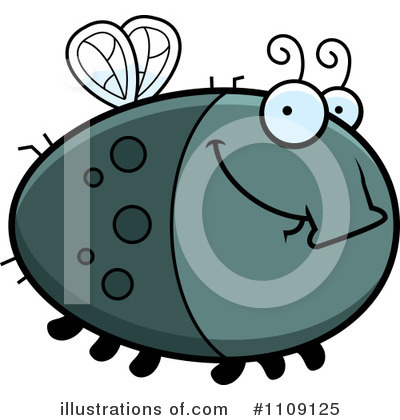House Fly Clipart #1109125 by Cory Thoman