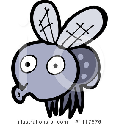 Royalty-Free (RF) House Fly Clipart Illustration by lineartestpilot - Stock Sample #1117576