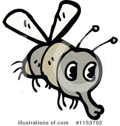 Royalty-Free (RF) House Fly Clipart Illustration by lineartestpilot - Stock Sample #1153702